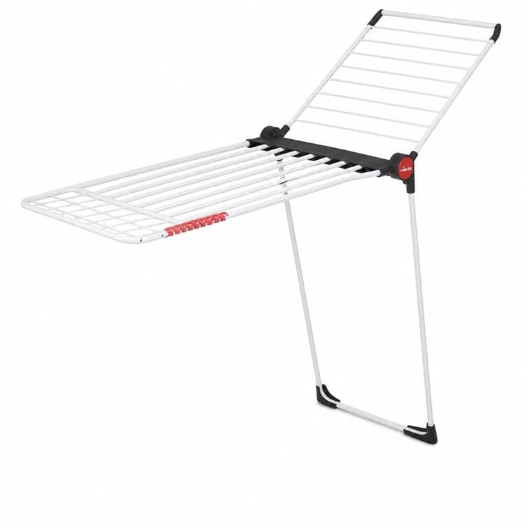 Uscător de rufe extensibil Vileda Infinity Flex Plus 117-200 cm, 30 m — defect, funcționează parțial: s-a rupt la îndoire (stare: vezi fotografiile)