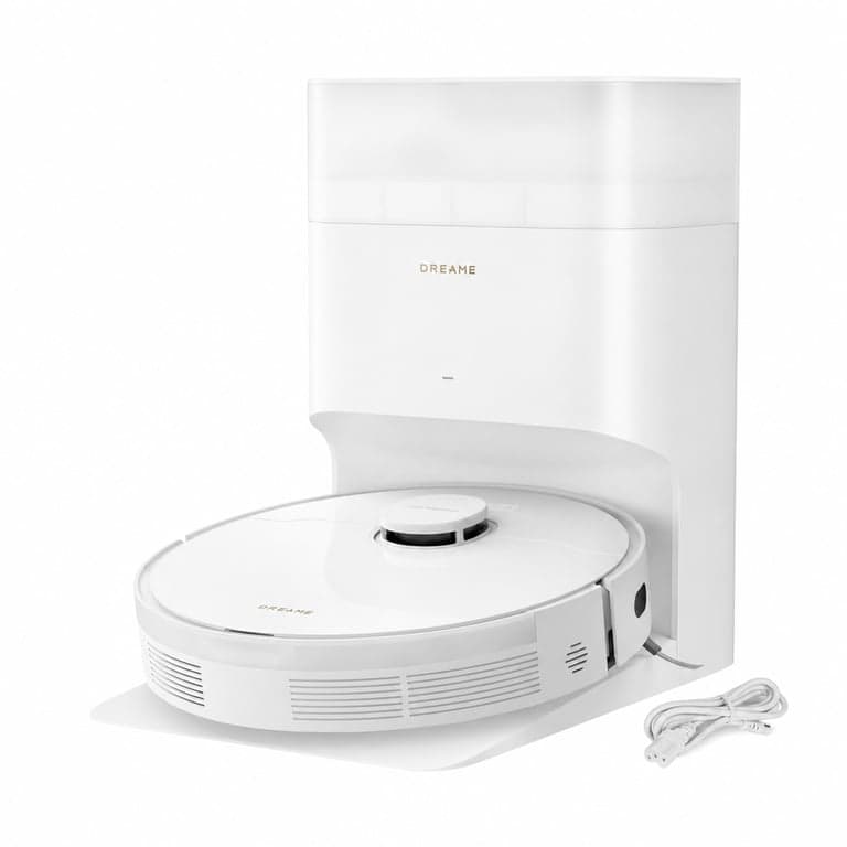 Aspirator robot cu mop Dreame L10s Plus cu autogolire, 7000 Pa — lipsesc 2 saci de praf și 2 lavete de curățare (stare: vezi a 2-a poză)
