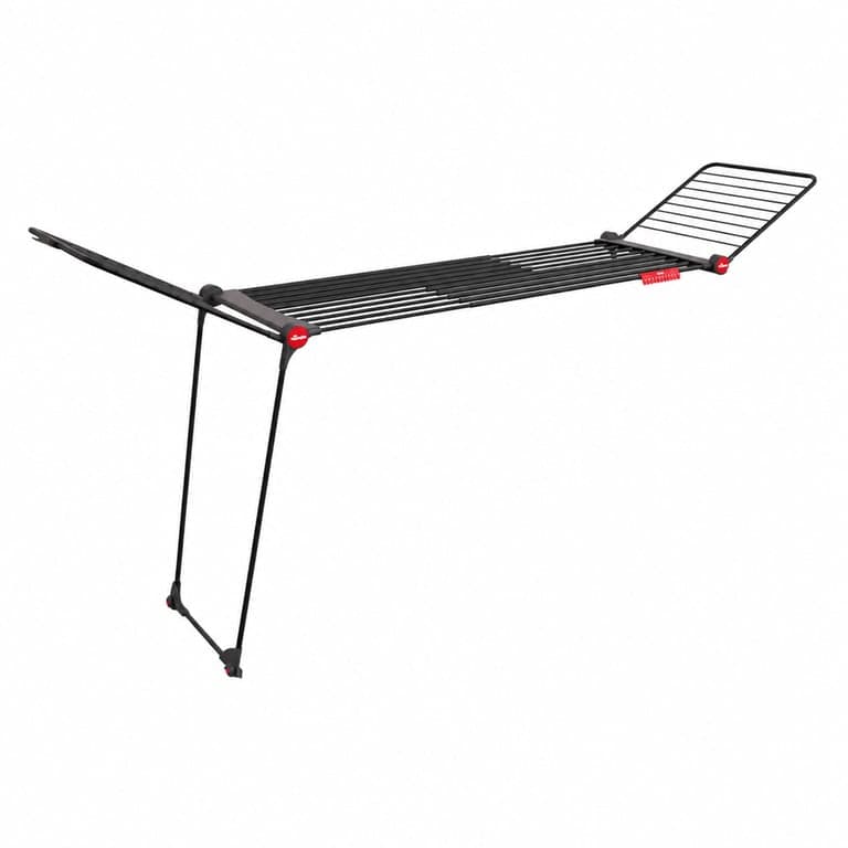 Uscător de rufe pliabil Vileda Infinity Flex Ultimate negru XXL — element de picior lipsă — element de picior lipsă (stare: vezi a 2-a imagine)