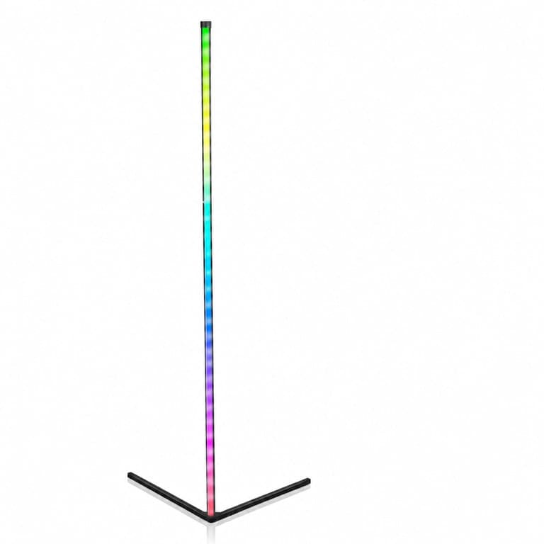Lampă de colț LED Grundig RGB cu schimbare de culori, 140 cm, cu mod muzical, fără telecomandă, stare ca nouă