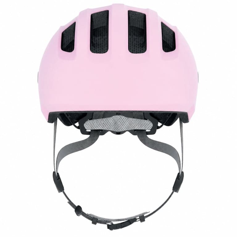 Cască de bicicletă pentru copii ABUS Smiley 3.0 cu model cu fluturi roz, mărimea S — partea de sus este găurită și zgâriată (stare: vezi a 2-a poză)