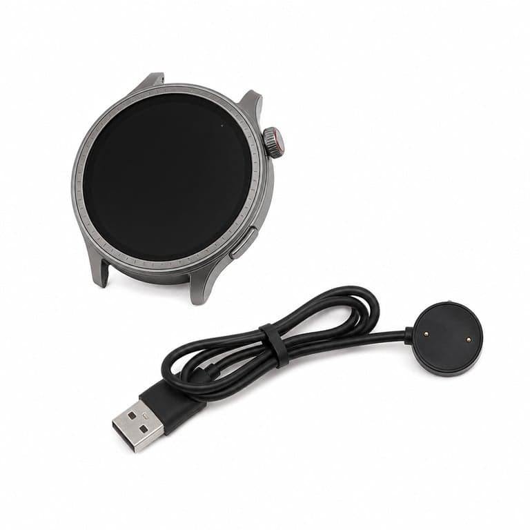 Ceas inteligent Amazfit Balance 46 mm cu plată NFC, GPS, baterie de 14 zile, apeluri Bluetooth, 150 de moduri sport — lipsește cureaua (stare: vezi a 2-a poză)