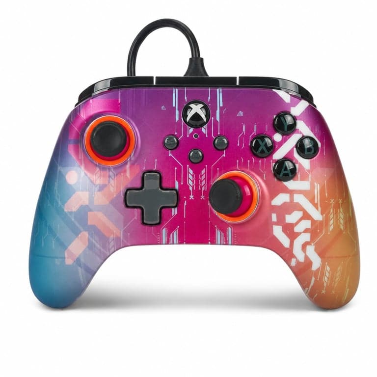 Controler cu fir PowerA Advantage pentru Xbox Series X|S — defect, funcționează parțial: joystick-ul din dreapta are drift (stare: vezi poza a 2-a)