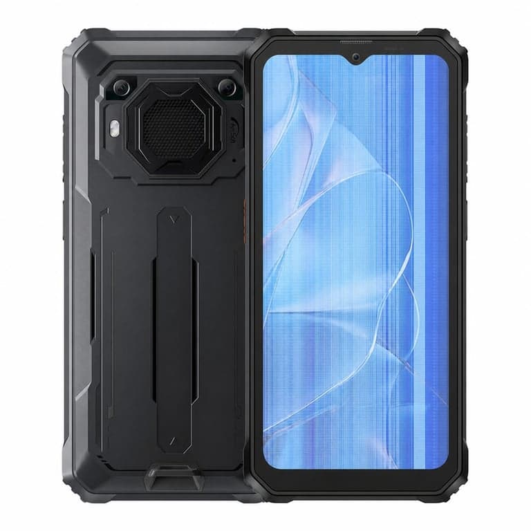 Smartphone robust Blackview BV6200 Pro 18GB RAM 128GB Negru — defect, funcționează parțial: ecran cu dungi (stare: vezi a 2-a imagine)