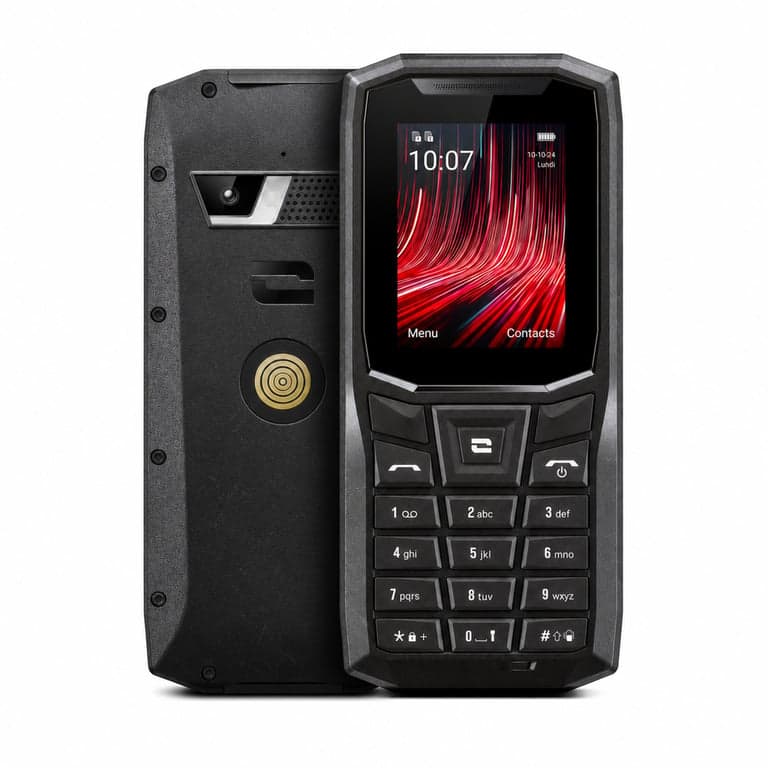 Telefon mobil CROSSCALL Core-S5 4G, neverlocked – 2,4 inchi — Produsul prezintă ușoare urme de utilizare (stare: vezi a doua imagine)