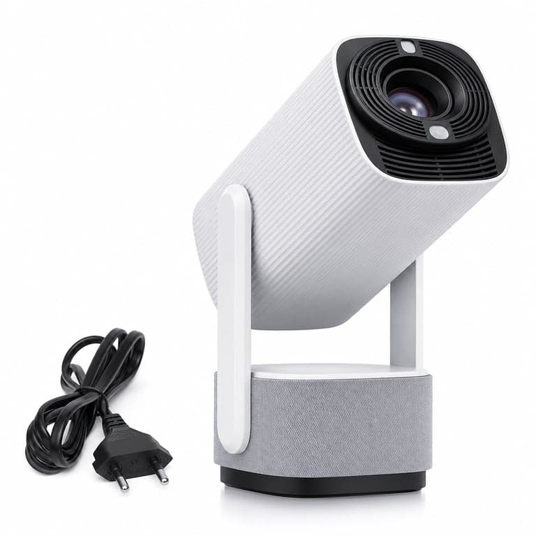 Mini Proiector SOOMFON SK2 Full HD 1080P WiFi Bluetooth Difuzor 6W — defect, pentru piese: nu pornește (stare: vezi a 2-a imagine)