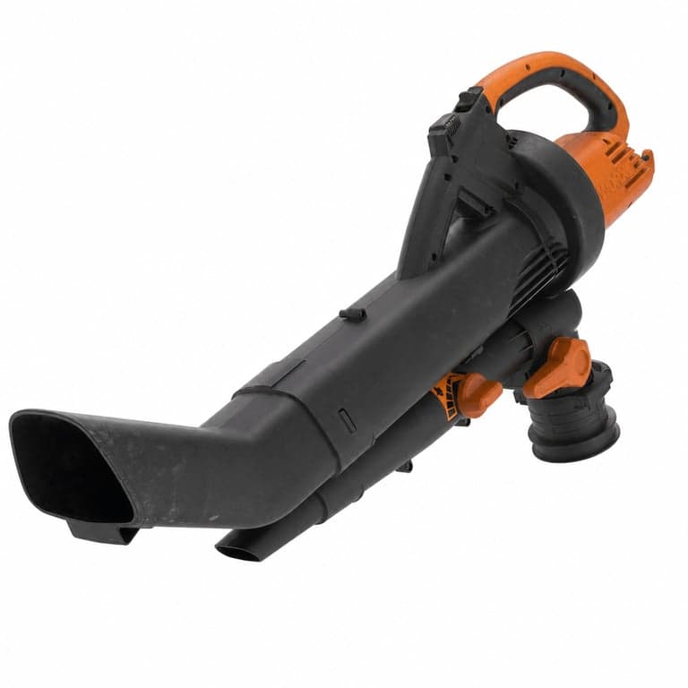 Suflantă, aspirator și tocător de frunze 3 în 1 WORX WG505E, 3000 W, 45 litri — defect, pentru piese: utilizat (stare: vezi a 2-a imagine)