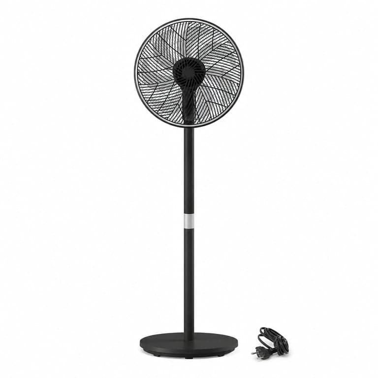 Ventilator cu picior Philips Smart Seria 3000 SilentWings, Negru, 2562 m³/h — nu poate fi testat fără aplicație (stare: vezi a 2-a imagine)