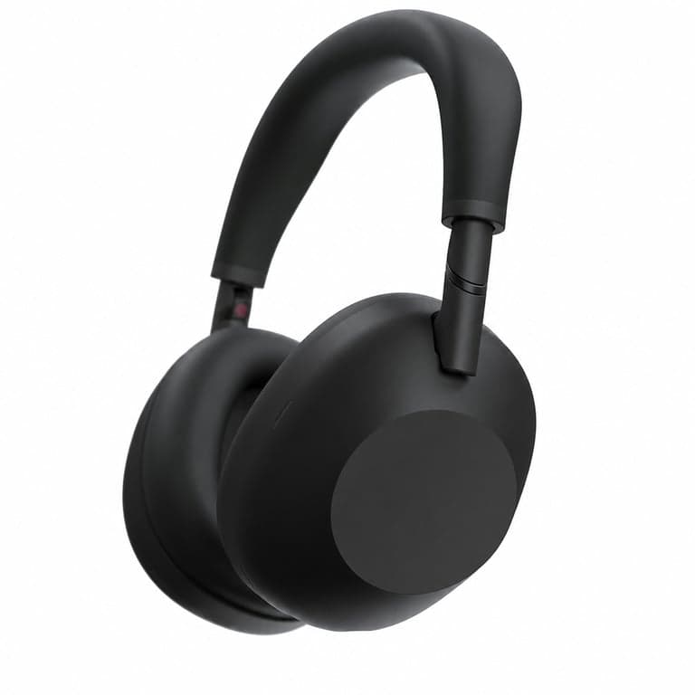 Căști wireless cu anulare a zgomotului Sony WH-1000XM6, Bluetooth, negru — Cablul USB nu este inclus (stare: vezi a 2-a imagine)