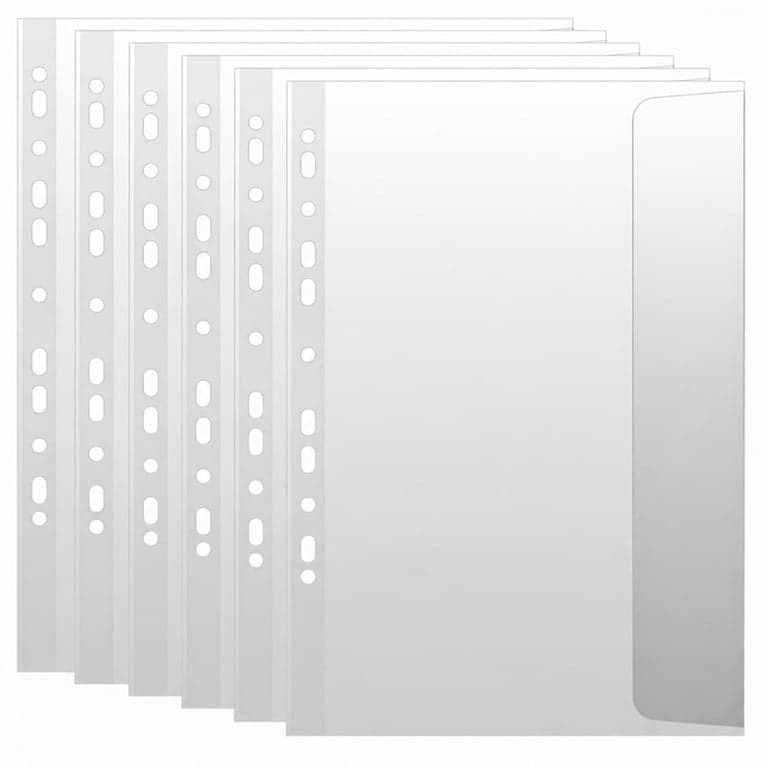 DONAU 1745910PL-00 Dosar cu capse A4, PP, suprafață texturată, 100μm, 9 buc (parte dintr-un set original)