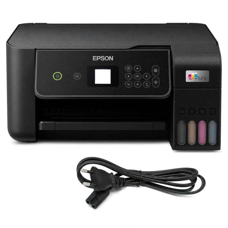 Imprimantă multifuncțională cu rezervor de cerneală Epson EcoTank ET-2870 A4 Wi-Fi, ecran LCD — fără cerneală inclusă (stare: vezi a 2-a imagine)