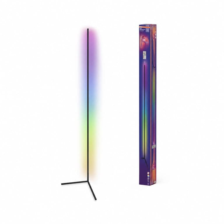Lampadar de colț Osram Matter WiFi LED 2000 mm 20W RGBW — netestat (telecomanda nu funcționează) (stare: vezi imaginea 2)