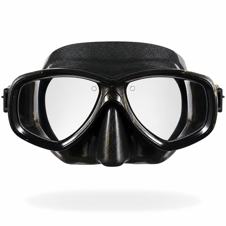 Set mască de scufundări și snorkel Cressi Perla Mare, negru - unisex pentru adulți, fără geantă de transport (utilizat, incomplet) (stare: vezi a 2-a fotografie)