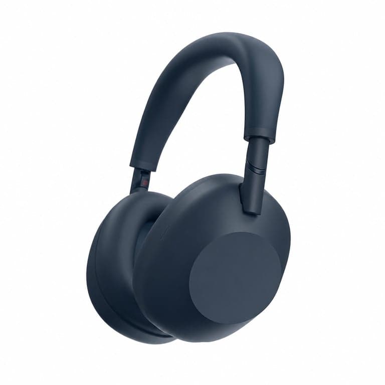 Căști wireless cu anularea zgomotului Sony WH-1000XM6, culoarea Midnight Blue — includ husă de protecție magnetică și cablu de încărcare (stare: vezi poza 2)