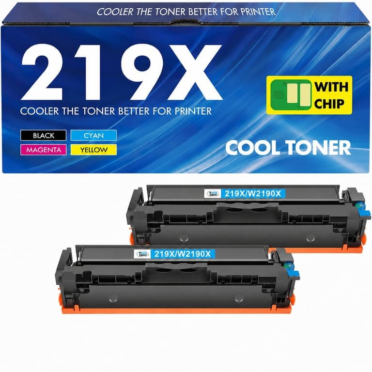 Toner compatibil Cool Toner 219X W2190X pentru imprimante HP Color LaserJet Pro MFP 3302FDW 3302SDW – Magenta și Galben – cu cip – set de 2 bucăți