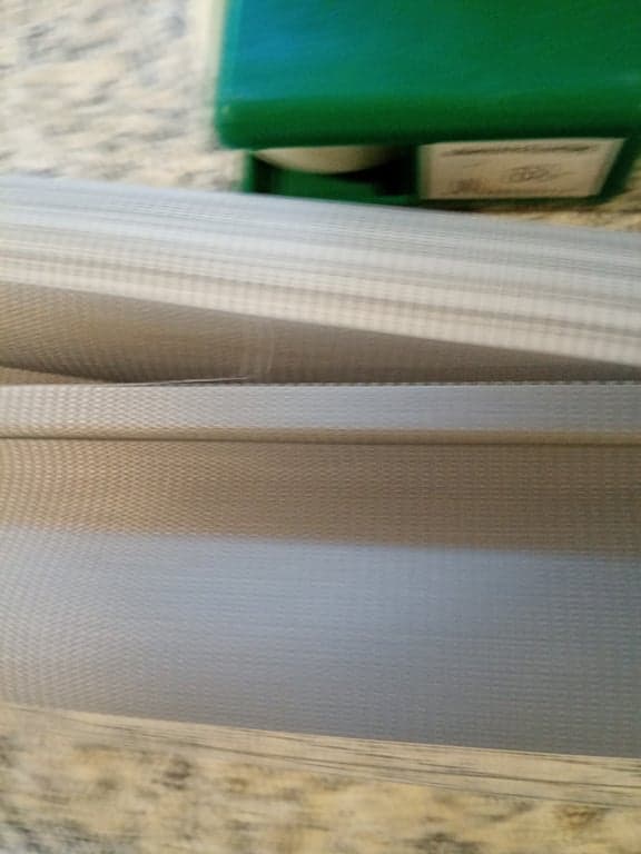 Rulou dublu Sekey Klemmfix fără găurire, 60x210 cm, gri închis — margini descusute, suprafață uzată (stare: vezi a 2-a fotografie)
