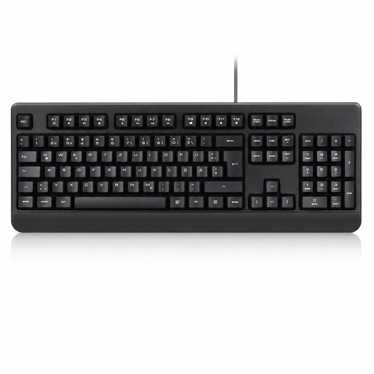 Tastatură USB rezistentă la apă Perixx PERIBOARD-517 cu tastatură numerică, IP65, negru — defectă, pentru piese (stare: vezi a 2-a imagine)