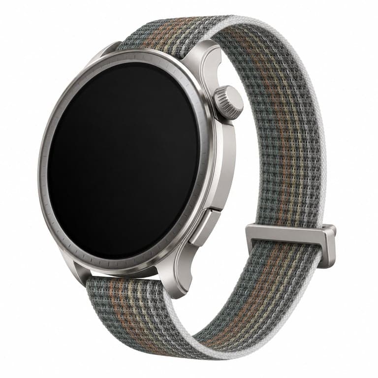 Ceas inteligent Amazfit Balance 46 mm gri, GPS, NFC, baterie 14 zile — defect, pentru piese/reparații (stare: vezi a 2-a imagine)